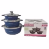 Luxury High-End 6Pcs Non-Stick Gas Casseroles Thicken Cast Aluminum Pots - Image 3